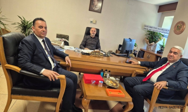 Kahramanmaraş Esnaf ve Sanatkârlar Odaları Birliği'nden KSÜ Rektör Yardımcısı Mehmet Ünsal'a Hayırlı Olsun Ziyareti