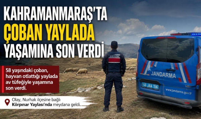 Kahramanmaraş’ta Çoban Yaylada Ölü Bulundu