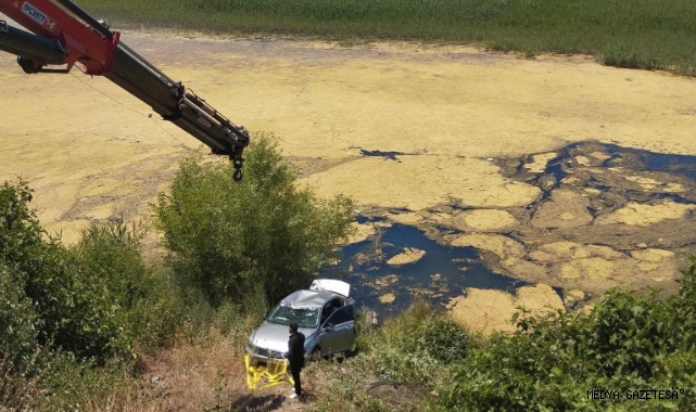 Kahramanmaraş’ta Otomobil Göl’e Düştü