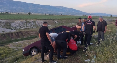 -Kahramanmaraş’ta otomobil yoldan çıktı: 1 yaralı