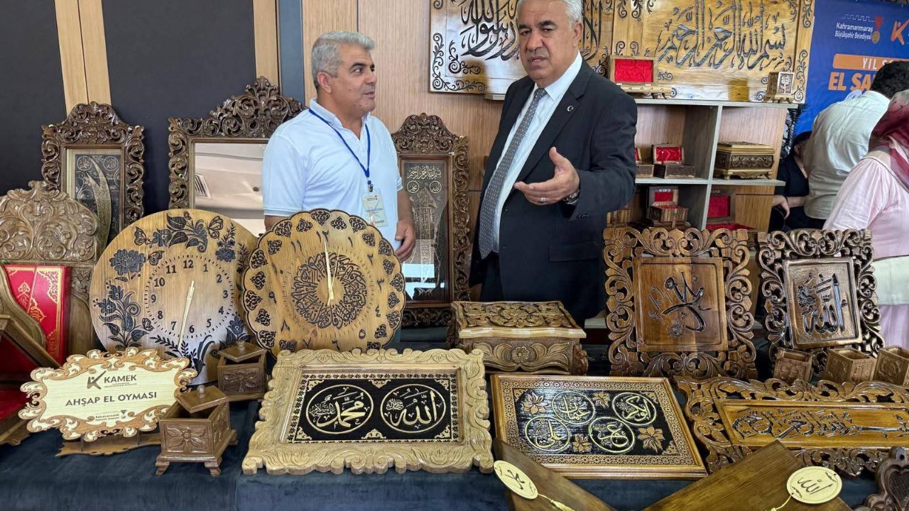 KAMEK El Sanatları Sergisi’ne Yoğun İlgi: Başkan Ahmet Kuybu’dan Mesleki Eğitime ve Kültürel Mirasa Güçlü Destek