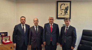 KMESOB'DAN KSÜ YÖNETİMİNE HAYIRLI OLSUN ZİYARETİ