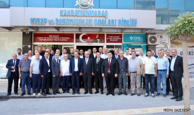 KMTSO’dan KMESOB Başkanı Ahmet Kuybu’ya Hayırlı Olsun Ziyareti