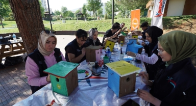 Pusula Maraş, Gençleri Kuş Evi Boyama Atölyesinde Buluşturdu