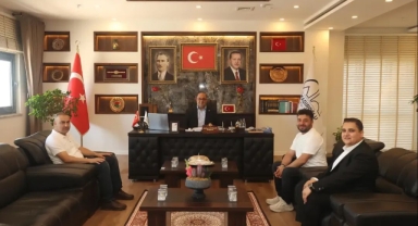 ŞEHİT ÖĞRENCİ KEREM ERDEM GÜNGÖR’ÜN BABASINDAN BELEDİYEYE ZİYARET