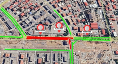 Sürücülerin Dikkatine; Azerbaycan Bulvarı’nda Geçici Trafik Düzenlemesi!