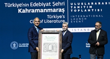 TÜRKİYE'NİN İLK UNESCO EDEBİYAT ŞEHRİ KAHRAMANMARAŞ İSTANBUL'DA TANITILDI
