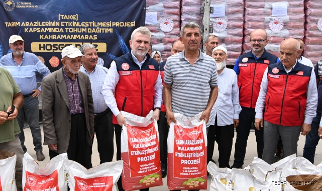 Üreticiye Can Suyu; 47 Ton Soya Tohumu Dağıtıldı