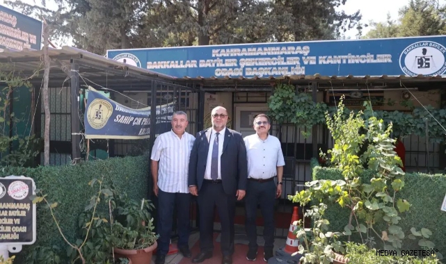BAŞKAN MEHMET AKPINAR’DAN BAKKALLAR, BAYİLER, ŞEKERCİLER VE KANTİNCİLER ODASI’NA ZİYARET