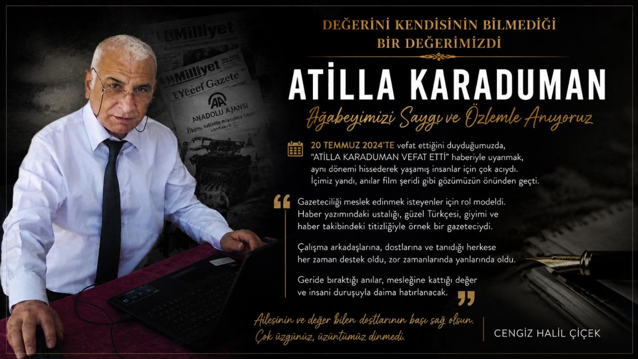 DEĞERİNİ KENDİSİNİN BİLMEDİĞİ BİR DEĞERİMİZDİ
