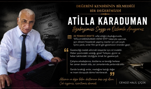 DEĞERİNİ KENDİSİNİN BİLMEDİĞİ BİR DEĞERİMİZDİ