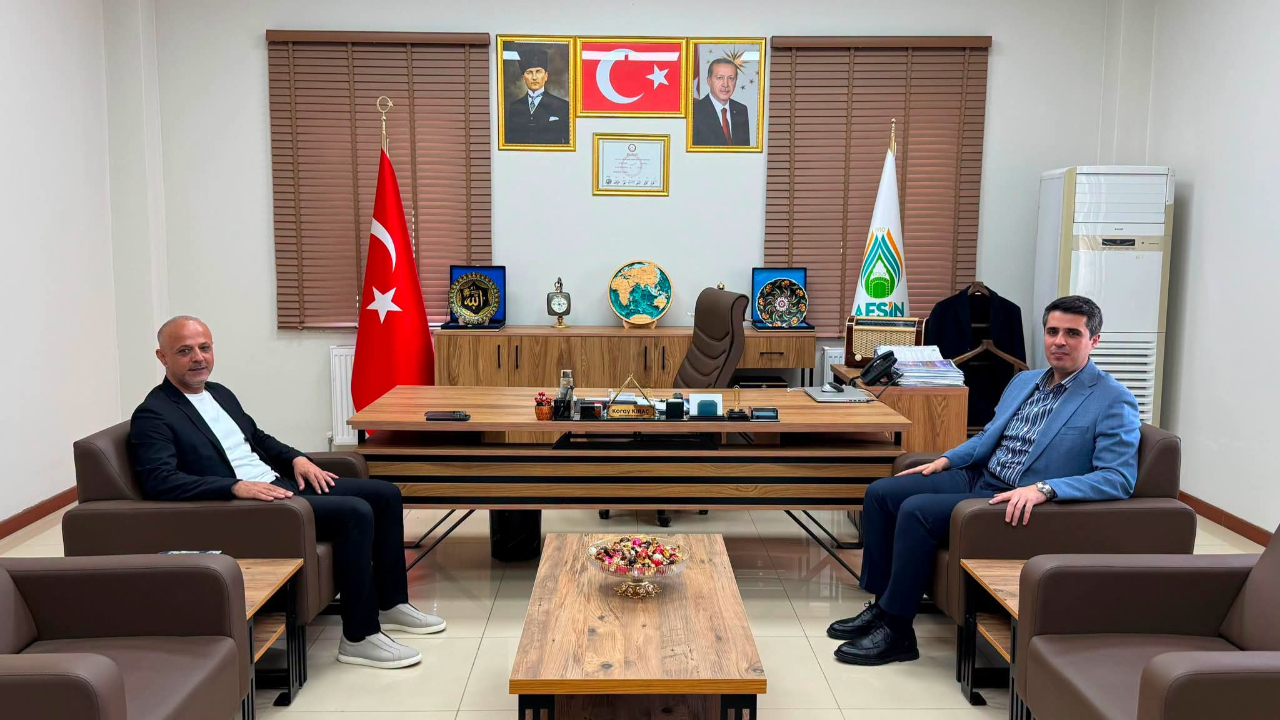 ELBİSTAN KAYMAKAMI DEMİREL'DEN AFŞİN BELEDİYESİ'NE ZİYARET