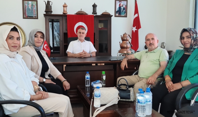 Ertuğrul Gazi Mahallesi Muhtarlığından Selamet Atlı'ya ziyaret
