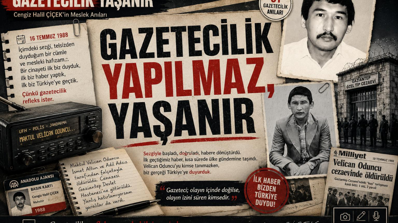 GAZETECİLİK YAPILMAZ, YAŞANIR