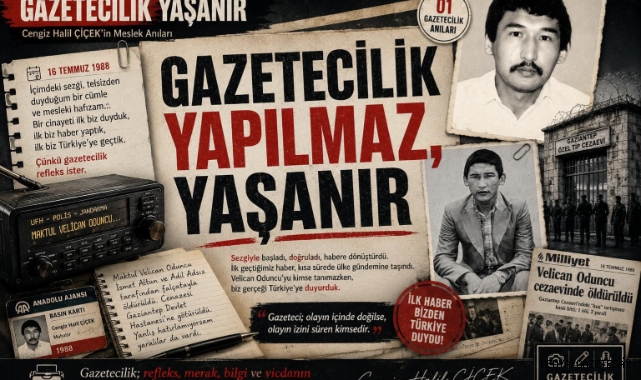 GAZETECİLİK YAPILMAZ, YAŞANIR