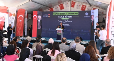 Kahramanmaraş Güneş Enerji Santrali Hizmete Açıldı