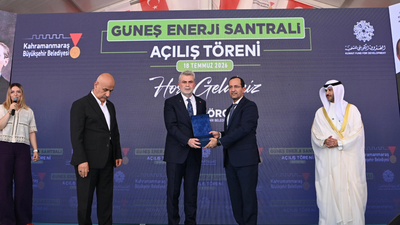 Kahramanmaraş Güneş Enerji Santrali Hizmete Açıldı