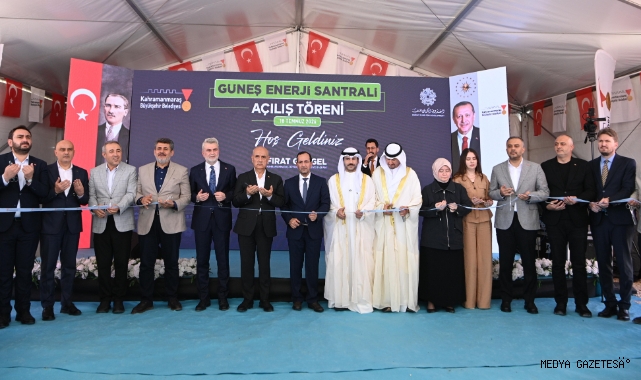 Kahramanmaraş Güneş Enerji Santrali Hizmete Açıldı