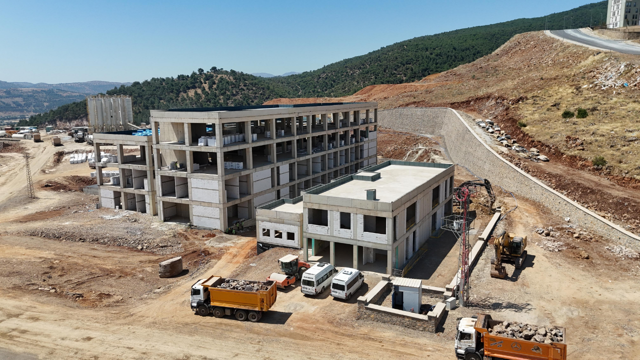 Kahramanmaraş’ın Yeni Sağlık Üssünde Çalışmalar Tüm Hızıyla Sürüyor