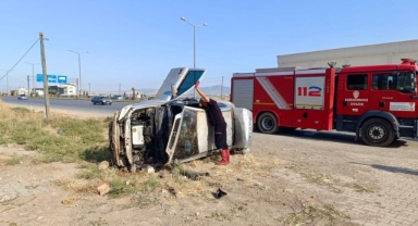 Kahramanmaraş’ta Otomobil Takla Attı: 2 Yaralı