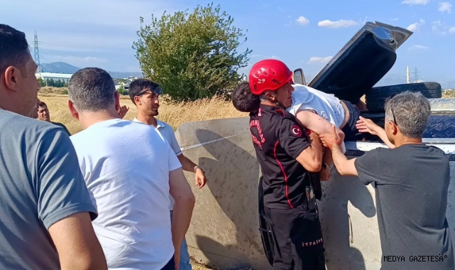 Kahramanmaraş’ta Otomobil Takla Attı: 2 Yaralı