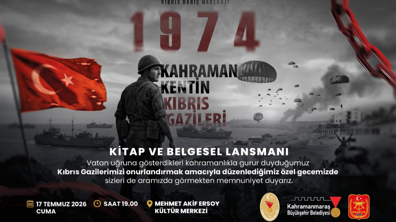 Kahramanmaraşlı Kıbrıs Gazilerinin Hatıraları Kitap ve Belgeselle Geleceğe Taşınıyor