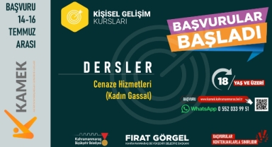KAMEK’te Kadın Gassal Kursuna Başvurular Başladı!