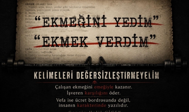 KELİMELERİ DEĞERSİZLEŞTİRMEYELİM