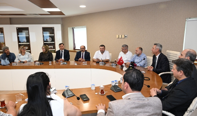 Medya Temsilcileri KSÜ'de Rektör Okumuş İle Bir Araya Geldi