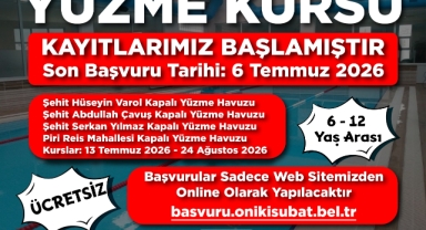 Onikişubat Belediyesi’nin ücretsiz Yaz Yüzme Kursları’na kayıtlar devam ediyor