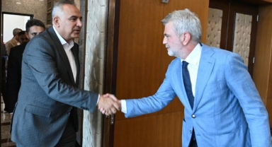 ONİKİŞUBAT MUHTARLARINDAN BÜYÜKŞEHİR BELEDİYESİ'NE ZİYARET: 