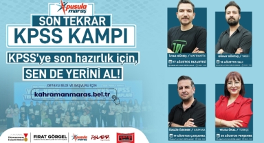 Pusula Maraş’tan KPSS Adaylarına Son Tekrar Kampı