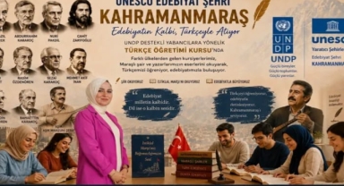 UNESCO EDEBİYAT ŞEHRİ'NİN MİRASI,TÜRKÇE ÖĞRENEN KURSİYERLERLE YAŞIYOR