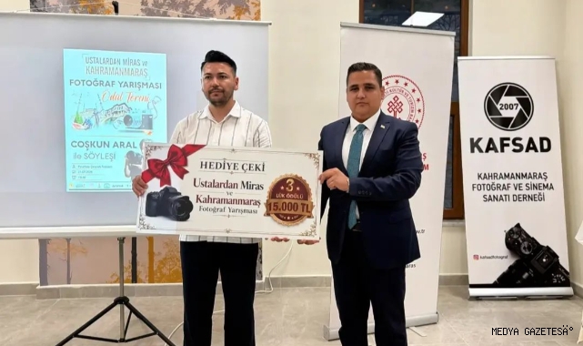 “USTALARDAN MİRAS VE KAHRAMANMARAŞ” FOTOĞRAF YARIŞMASINDA ÖDÜLLER SAHİPLERİNİ BULDU
