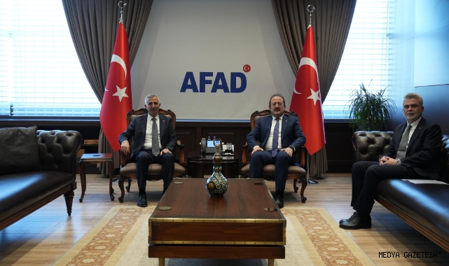 Vali Ünlüer ve Başkan Görgel’den Emniyet ve AFAD’a Ziyaret