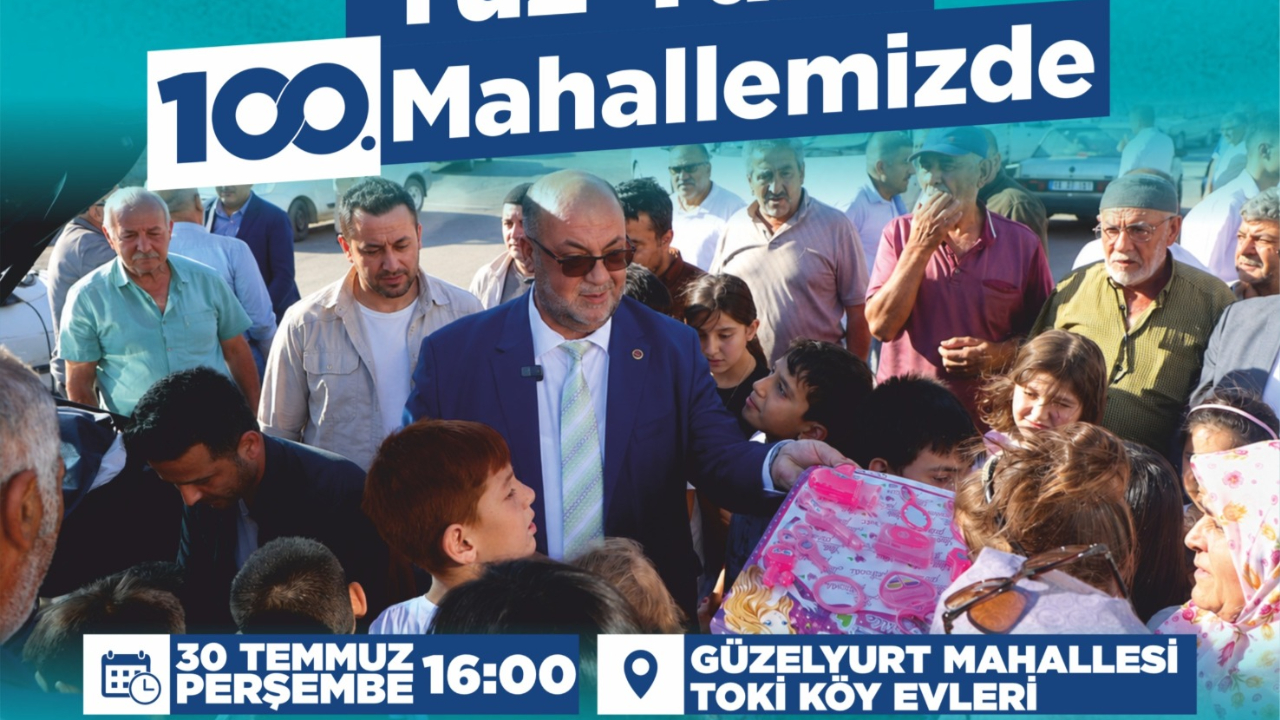 YÜZ YÜZE 100. MAHALLEDE: BAŞKAN AKPINAR GÖNÜLLERE DOKUNAN BULUŞMALARINI SÜRDÜRÜYOR