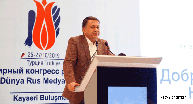 21. Dünya Rus Medya Kongresi’ni alnımızın akıyla ağırladık