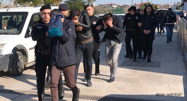Adana ve İstanbul'daki suç örgütü operasyonunda 13 zanlıdan 6'sı tutuklandı