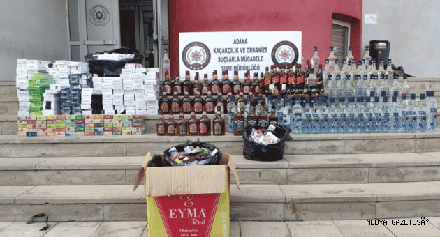 Adana'da kaçakçılık operasyonu