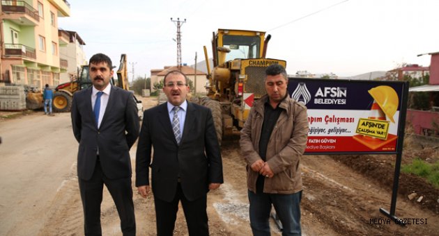 AFŞİN BELEDİYESİ, SICAK ASFALTI
