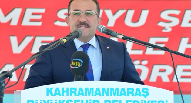AFŞİN’İN İÇME SUYU TEMELİ ATILDI
