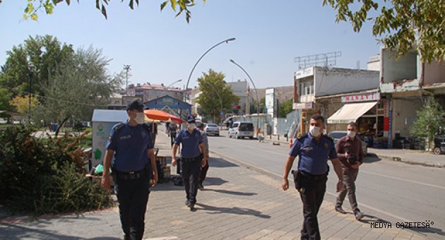 Afşin'de Kovid-19 denetimi