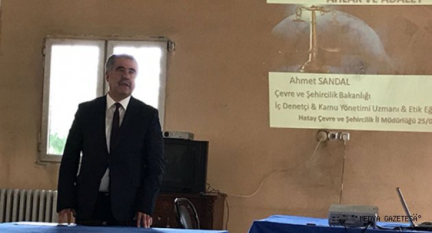 AHMET SANDAL ANTALYA VE ANTAKYA'DA SEMİNER SUNDU