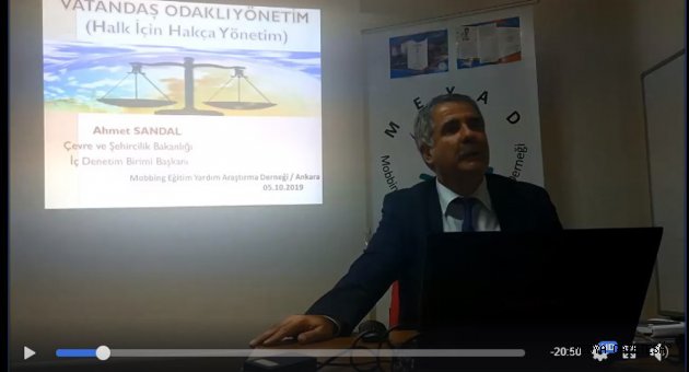 AHMET SANDAL’DAN VATANDAŞ ODAKLI YÖNETİM KONUSUNDA RADYO VE SEMİNER PROGRAMI
