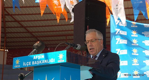 AK Parti Afşin İlçe Başkanı İsmail Safi güven tazeledi
