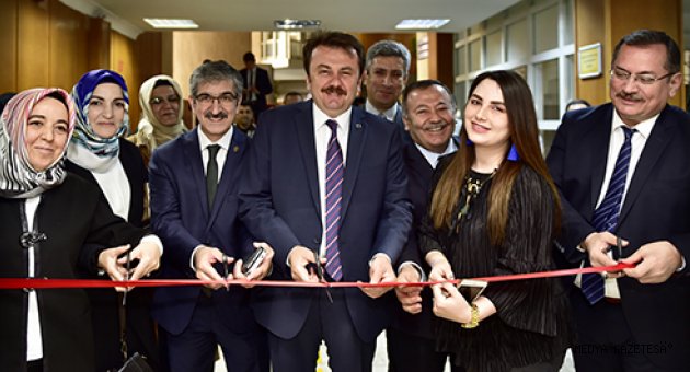 AKKASE KÂTI ve EBRU SERGİSİ AÇILDI