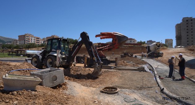 Aliya İzzetbegoviç Millet Bahçesi’nde çalışmalar devam ediyor