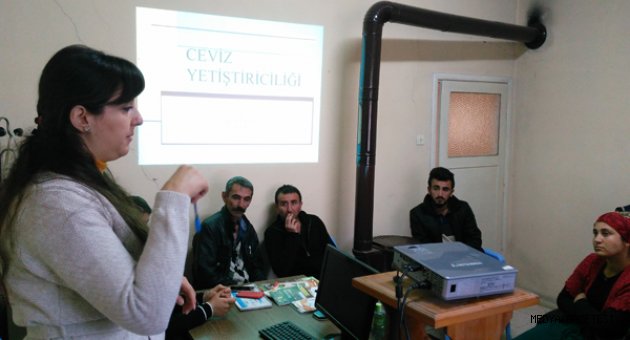 ANDIRIN’DA CEVİZ YETİŞTİRİCİLİĞİ KURSU BAŞLADI