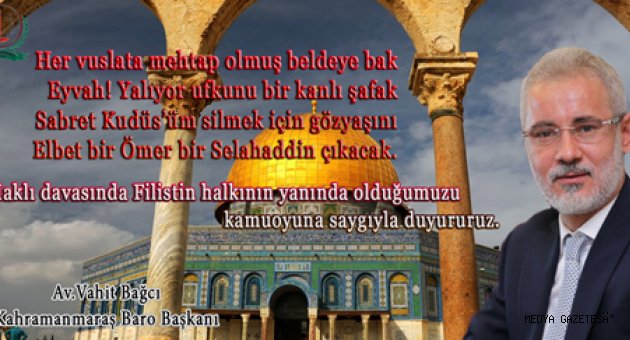 Av. Vahit BAĞCI; BASIN AÇIKLAMASI