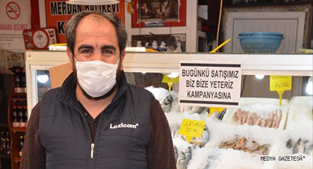 Balıkçı bir günlük kazancını Milli Dayanışma Kampanyası'na bağışladı
